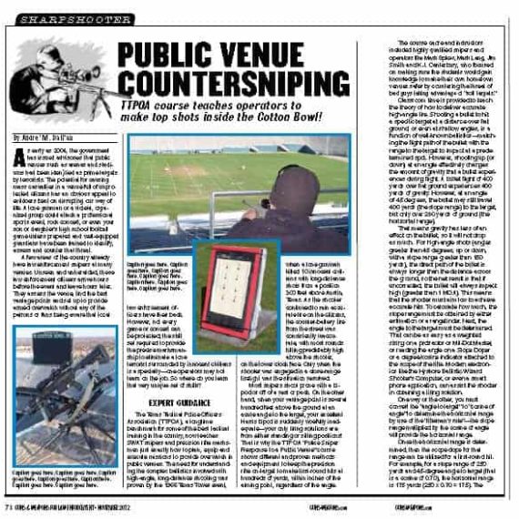 Public Venue Countersniping article from guns & weapons for law enforcement